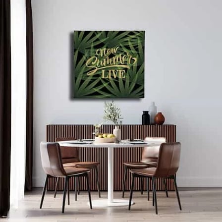 New Summer Live Dekoratif Kanvas Duvar Tablosu