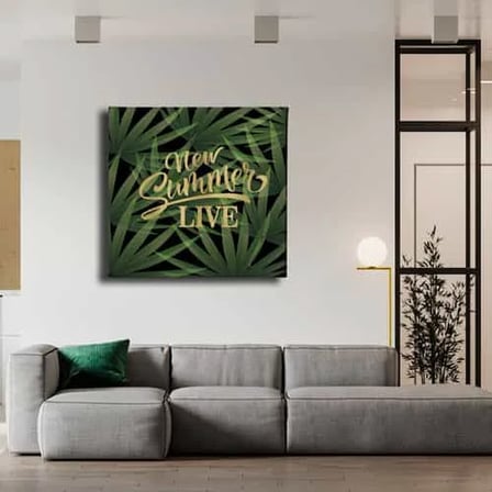 New Summer Live Dekoratif Kanvas Duvar Tablosu
