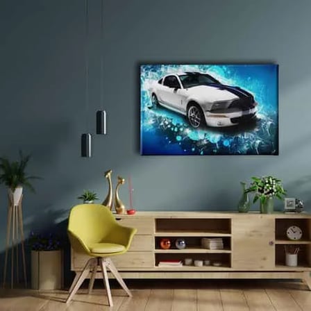 Mustang Dekoratif Kanvas Duvar Tablosu