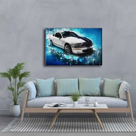 Mustang Dekoratif Kanvas Duvar Tablosu