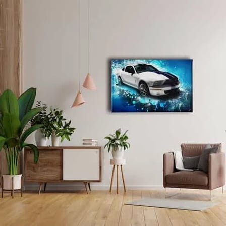 Mustang Dekoratif Kanvas Duvar Tablosu