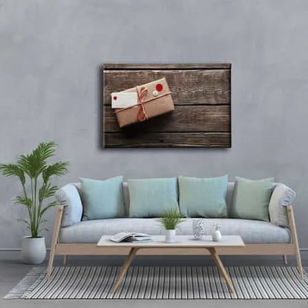 Aşk Paketi Dekoratif Kanvas Duvar Tablosu