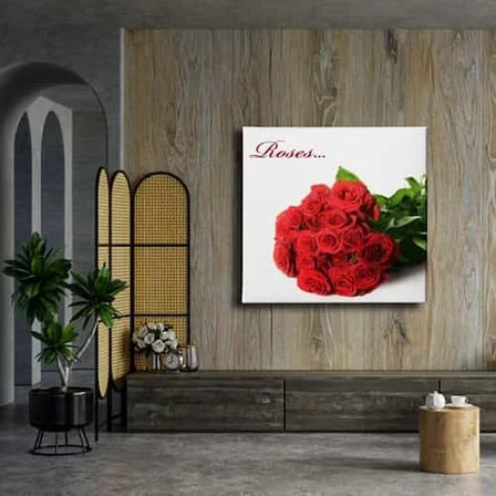 Roses Dekoratif Kanvas Duvar Tablosu