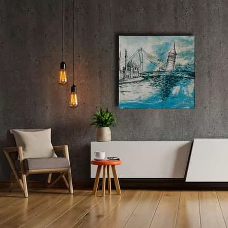 İstanbul Dekoratif Kanvas Duvar Tablosu