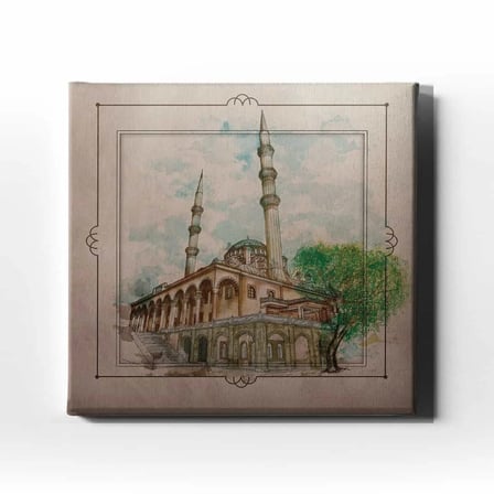 Konya Kapu Cami Dekoratif Kanvas Duvar Tablosu
