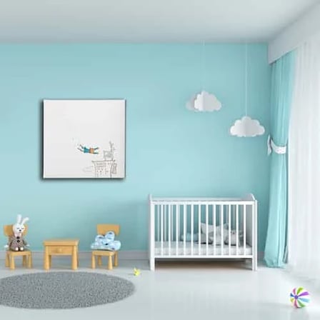 Uçan Çocuk Odası Kanvas Duvar Tablosu
