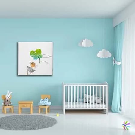 Teknolojik Çocuk Odası Kanvas Duvar Tablosu