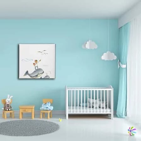 Balinali Çocuk Odası Kanvas Duvar Tablosu