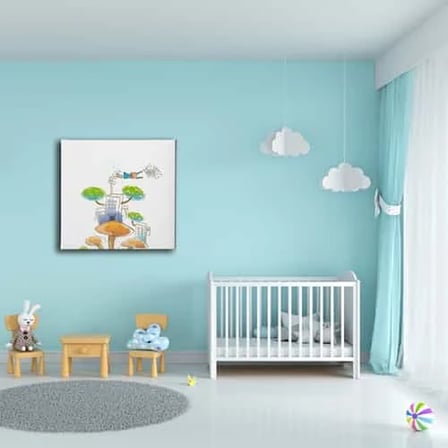 Çocuk Rüyası Çocuk Odası Kanvas Duvar Tablosu