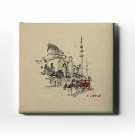 İstanbul Sultan Ahmet Dekoratif Kanvas Duvar Tablosu