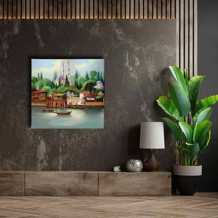 İstanbul Manzara Kanvas Duvar Tablosu
