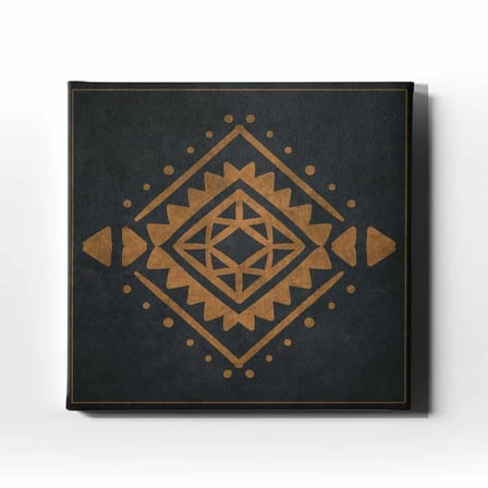 Motif Dekoratif Kanvas Duvar Tablosu