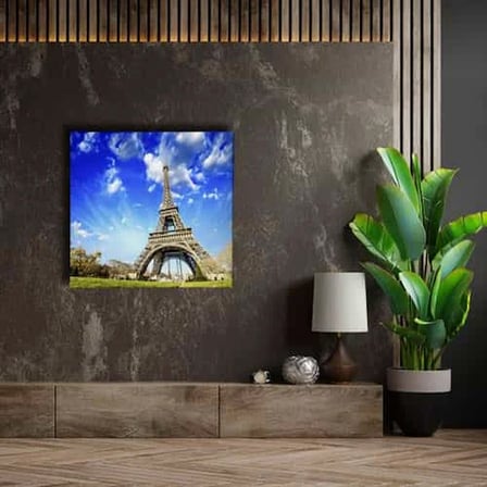 Paris Eyfel Kulesi Dekoratif Kanvas Duvar Tablosu