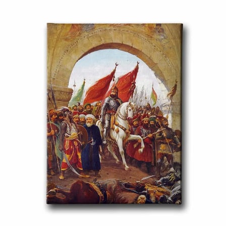 Fatih Sultan Mehmet Dekoratif Kanvas Duvar Tablosu