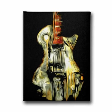 Gitar Dekoratif Kanvas Duvar Tablosu