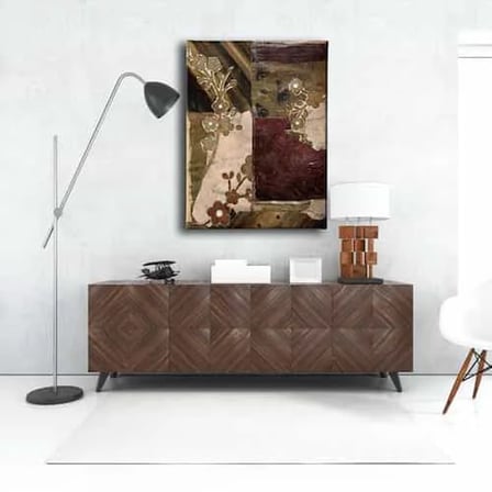 Yamali Kilim Dekoratif Kanvas Duvar Tablosu