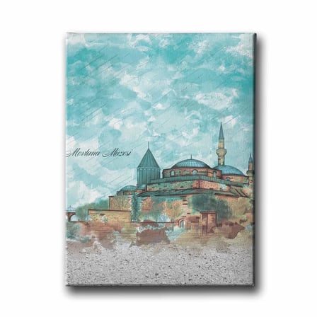 Mevlana Müzesi İslami Hat Sanatı Kanvas Tablo