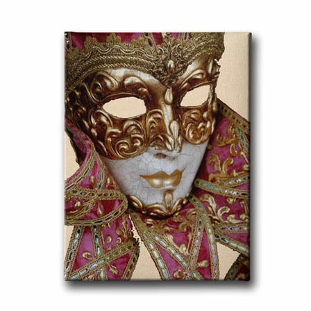 Maske Dekoratif Kanvas Duvar Tablosu