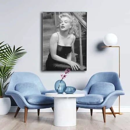 Marilyn Monreo Potresi Dekoratif Kanvas Duvar Tablosu