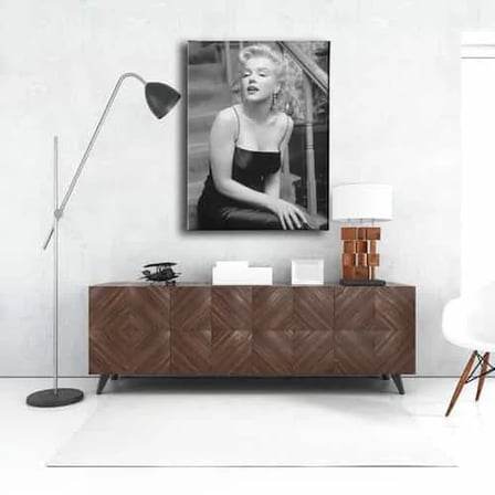 Marilyn Monreo Potresi Dekoratif Kanvas Duvar Tablosu