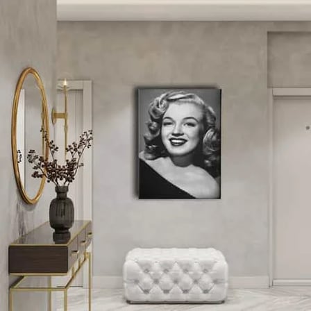 Marilyn Monreo Potresi Dekoratif Kanvas Duvar Tablosu