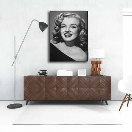 Marilyn Monreo Potresi Dekoratif Kanvas Duvar Tablosu