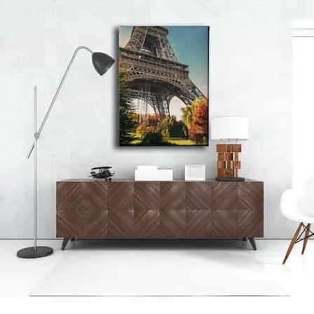 Paris Eyfel Kulesi Dekoratif Kanvas Duvar Tablosu