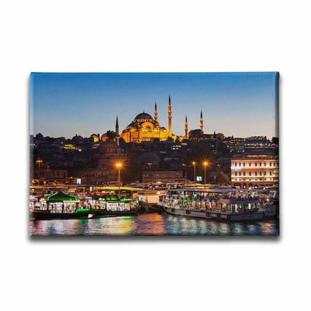 İstanbul Eminonu İslami Hat Sanatı Kanvas Tablo