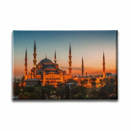 İstanbul Sultan Ahmet Cami İslami Hat Sanatı Kanvas Tablo