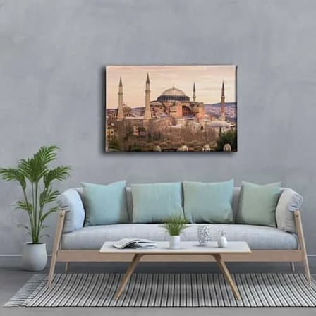 Ayasofya Cami Dekoratif Kanvas Duvar Tablosu