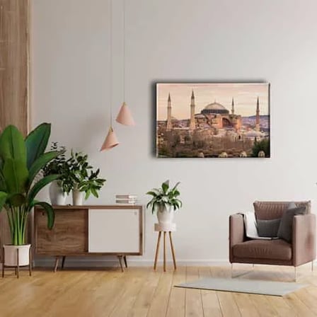 Ayasofya Cami Dekoratif Kanvas Duvar Tablosu