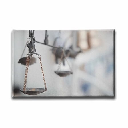 Terazi Dekoratif Kanvas Duvar Tablosu