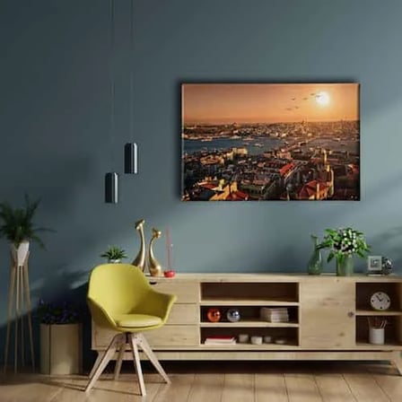 İstanbul Dekoratif Kanvas Duvar Tablosu
