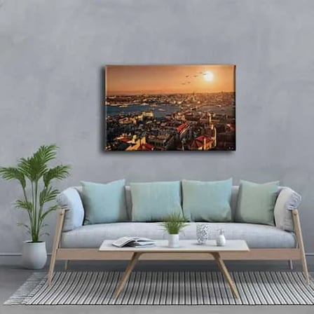 İstanbul Dekoratif Kanvas Duvar Tablosu
