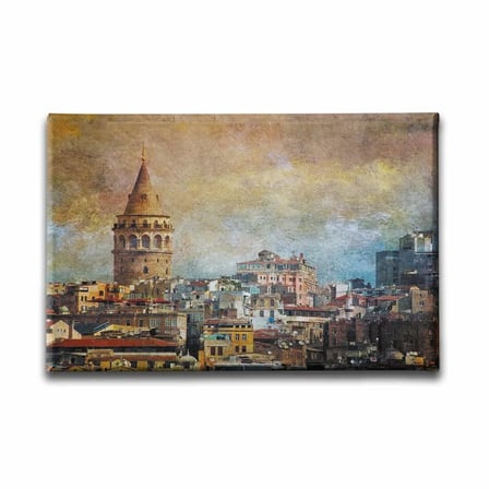 Galata Kulesi Dekoratif Kanvas Duvar Tablosu