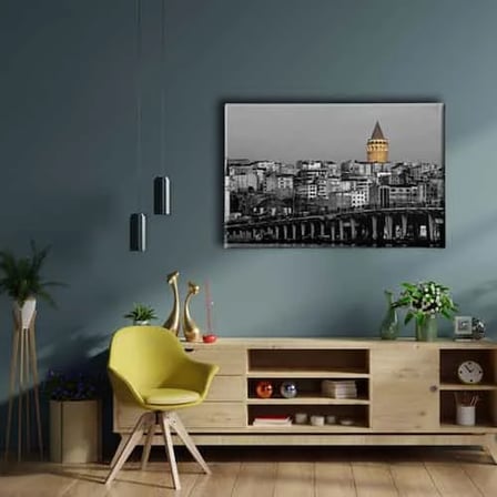 Galata Kulesi Dekoratif Kanvas Duvar Tablosu