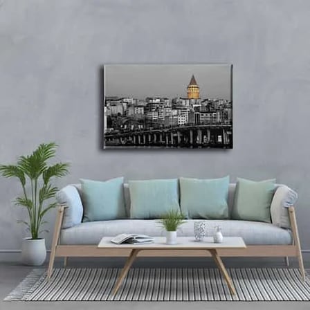 Galata Kulesi Dekoratif Kanvas Duvar Tablosu