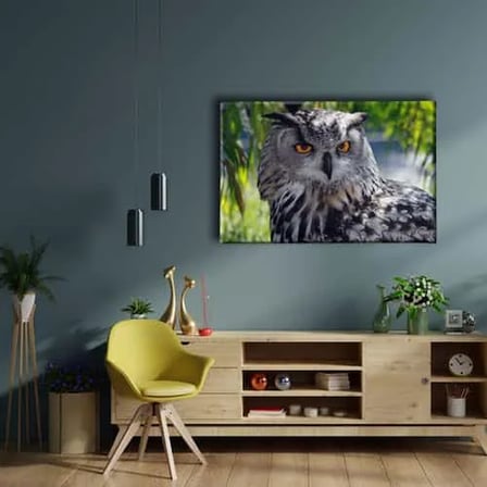 Kuş Dekoratif Kanvas Duvar Tablosu