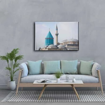Mevlana Müzesi İslami Hat Sanatı Kanvas Tablo