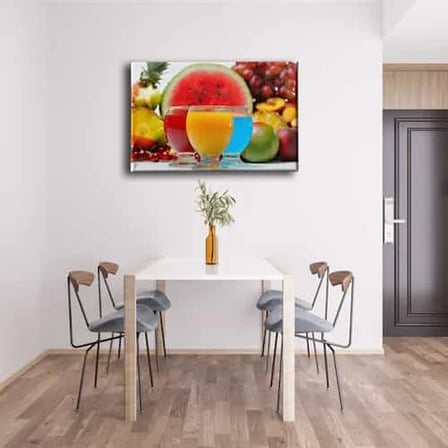 Icecek Dekoratif Kanvas Duvar Tablosu