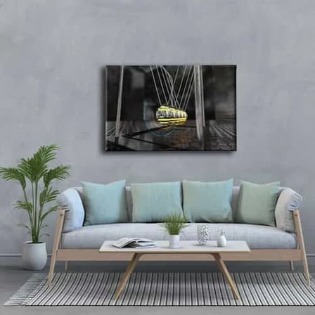 Stres Topu Dekoratif Kanvas Duvar Tablosu