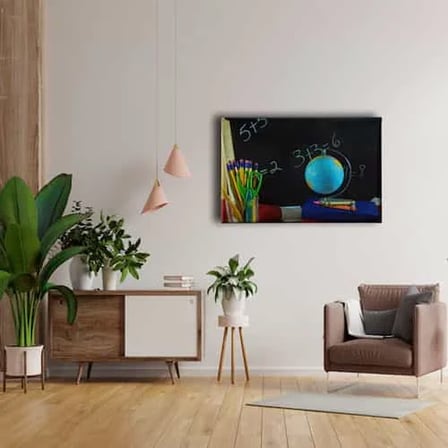 Okul Dekoratif Kanvas Duvar Tablosu