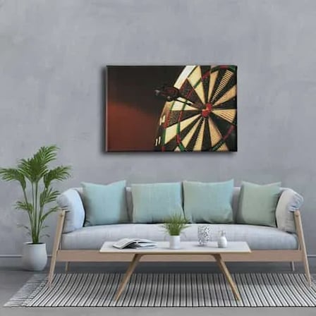 Dart Dekoratif Kanvas Duvar Tablosu