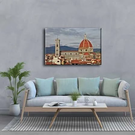 Brunelleschis Dome Dekoratif Kanvas Duvar Tablosu