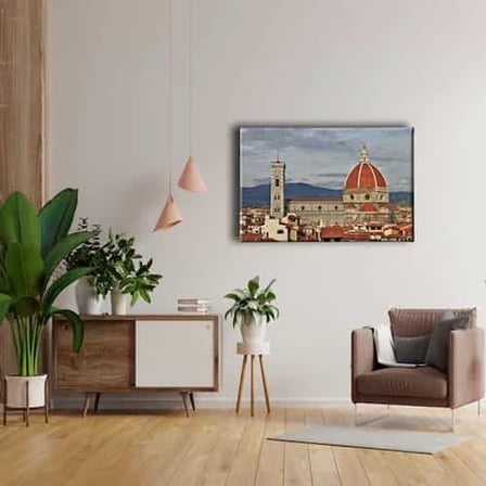 Brunelleschis Dome Dekoratif Kanvas Duvar Tablosu