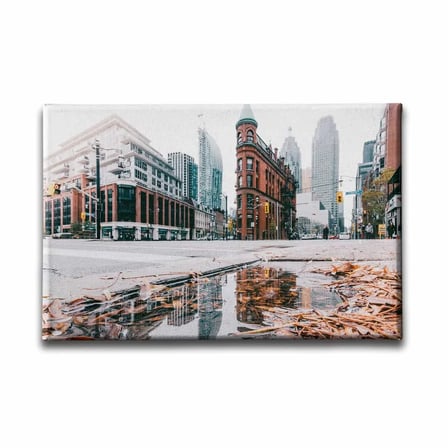 Flatiron Binasi Dekoratif Kanvas Duvar Tablosu