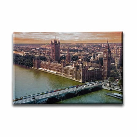 Londra City Dekoratif Kanvas Duvar Tablosu
