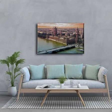 Londra City Dekoratif Kanvas Duvar Tablosu