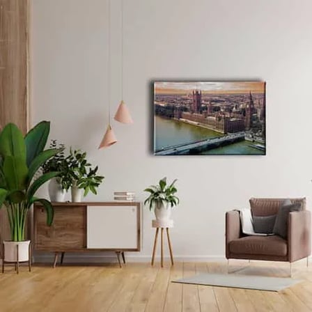 Londra City Dekoratif Kanvas Duvar Tablosu