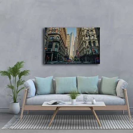 City Dekoratif Kanvas Duvar Tablosu